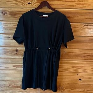Black Short Sleeve Dress